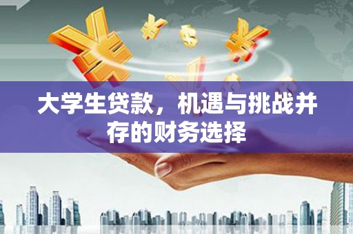 南化大学生贷款，机遇与挑战并存的财务选择