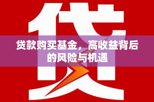 汉源贷款购买基金，高收益背后的风险与机遇