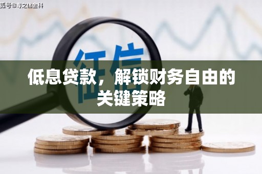 雨山低息贷款，解锁财务自由的关键策略