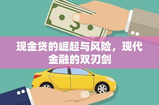 金华现金贷的崛起与风险，现代金融的双刃剑