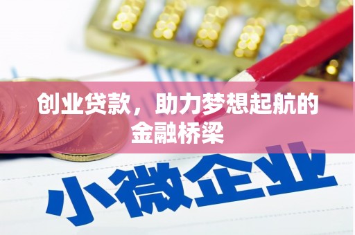 项城创业贷款，助力梦想起航的金融桥梁