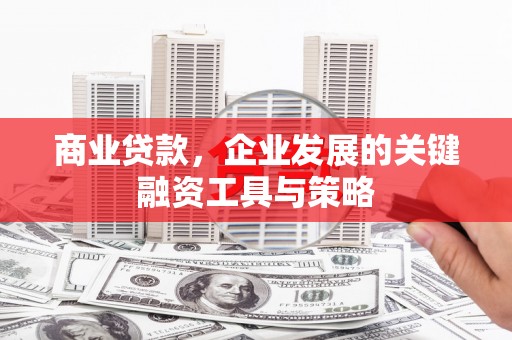 环江商业贷款，企业发展的关键融资工具与策略