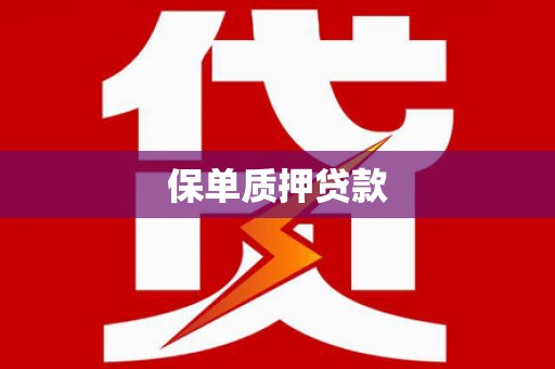 大埤保单质押贷款