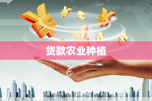 矿区贷款农业种植