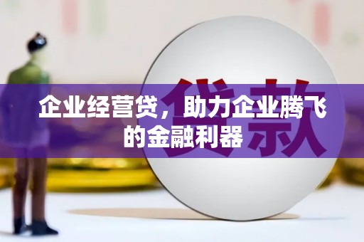 资溪企业经营贷，助力企业腾飞的金融利器